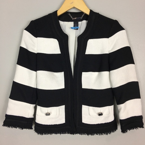 White House Black Market Jackets & Blazers - WHBM Striped Blazer Size 0